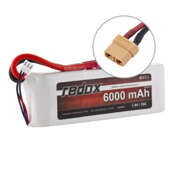 Redox 6000mAh 7,4V 30C - LiPo-Pack